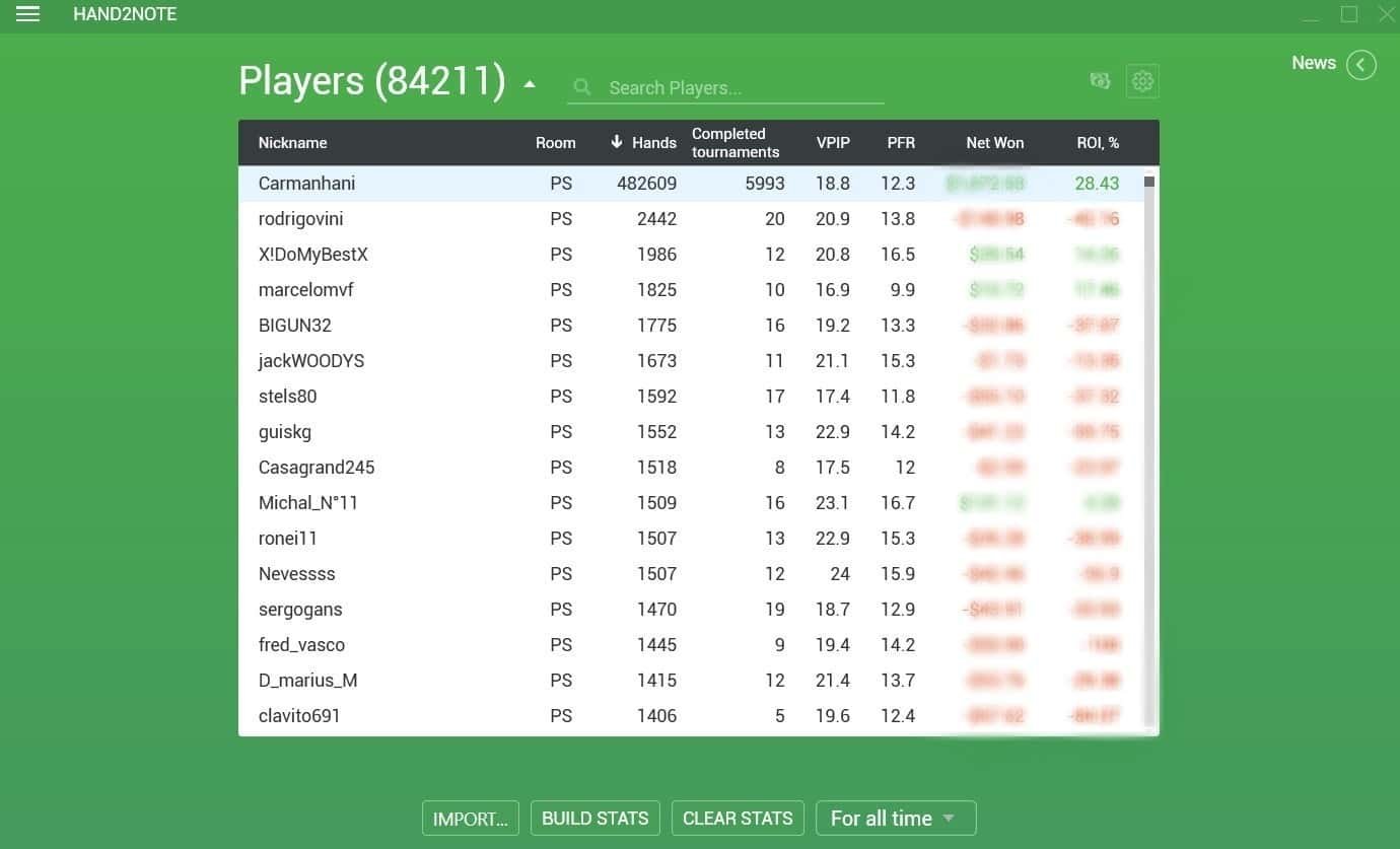 Hand2Note - Configuração - Baixe o nosso HUD - PokerBrasil